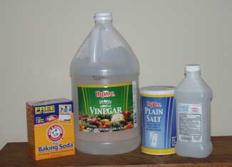 
You can make effective cleaners from these simple ingredients that you probably have in your kitchen cupboard or bathroom cabinet.
